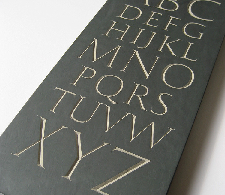 Alphabet slate