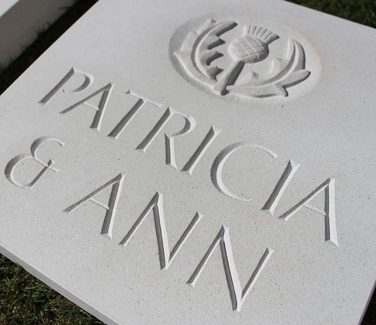 Three memorial stones