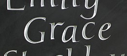 Hand incised painted letters