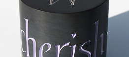 Carved slate wedding gift